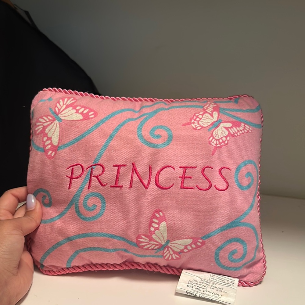 Princess Pink Pillow for Kids